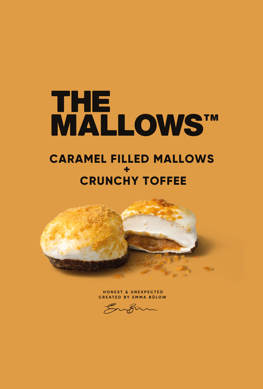 The Mallows Caramel Filled Caramel + Crunchy toffee 55g